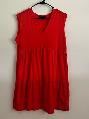 Sanctuary Brand Tiered Red Dress